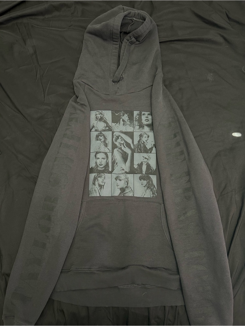 Taylor Swift Black Photo Grid Pullover Hoodie